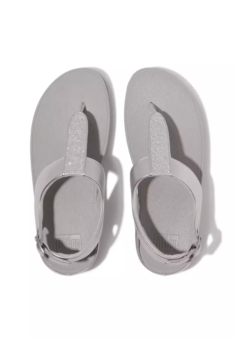 新品未使用　Fitflop fino floral clust サイズUS7 Buy FitFlop FINO Women's Crystal-Mix T-Strap Sandals - Silver (IU5