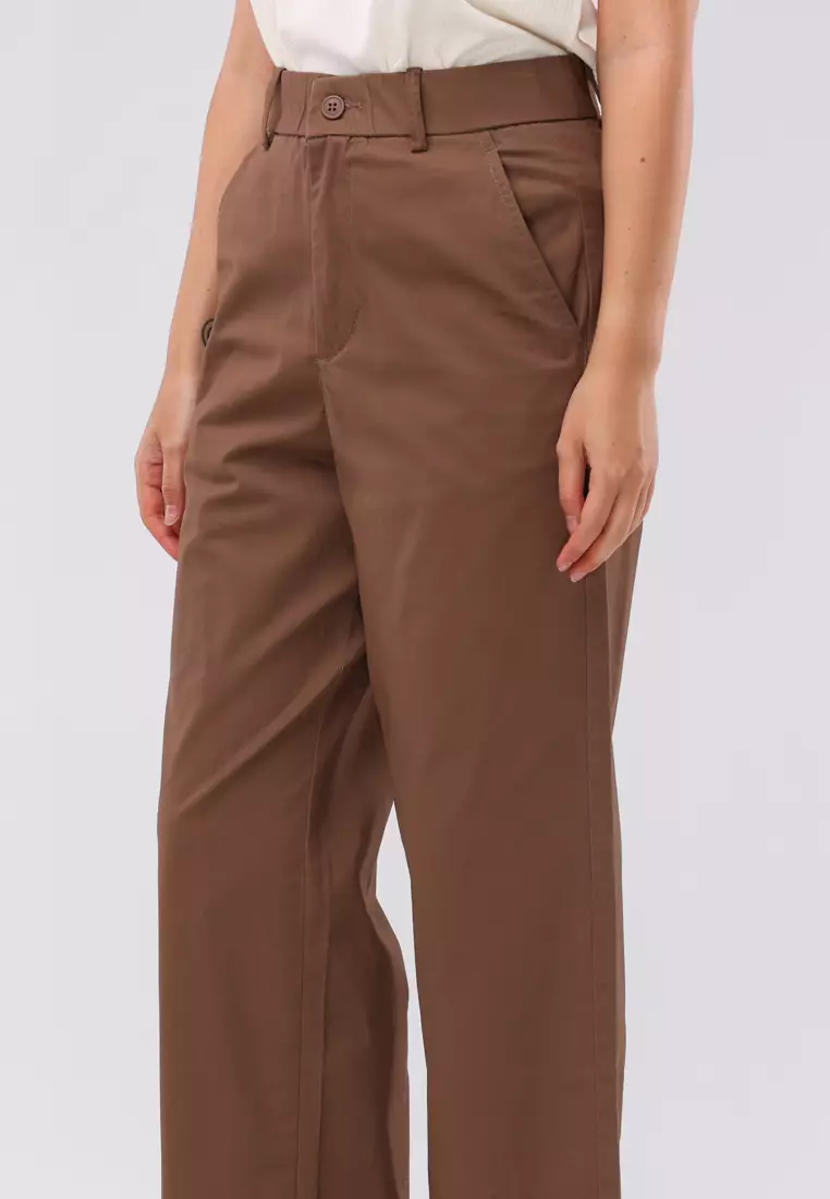 Colored Wide Leg Pants Ladies