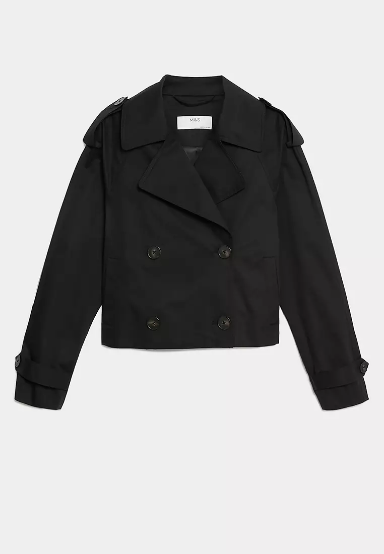 Cotton Rich Stormwear™ Short Trench Coat