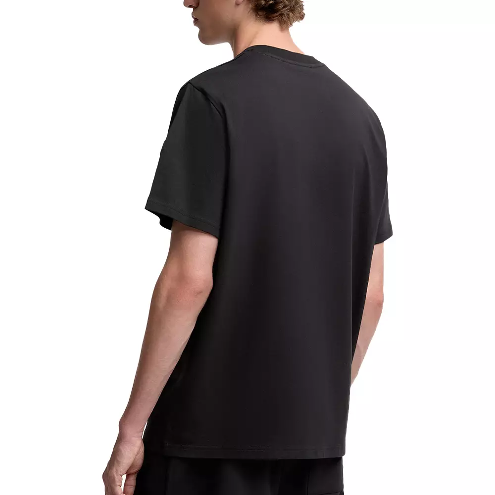 Printed Logo Cotton T-Shirt Black