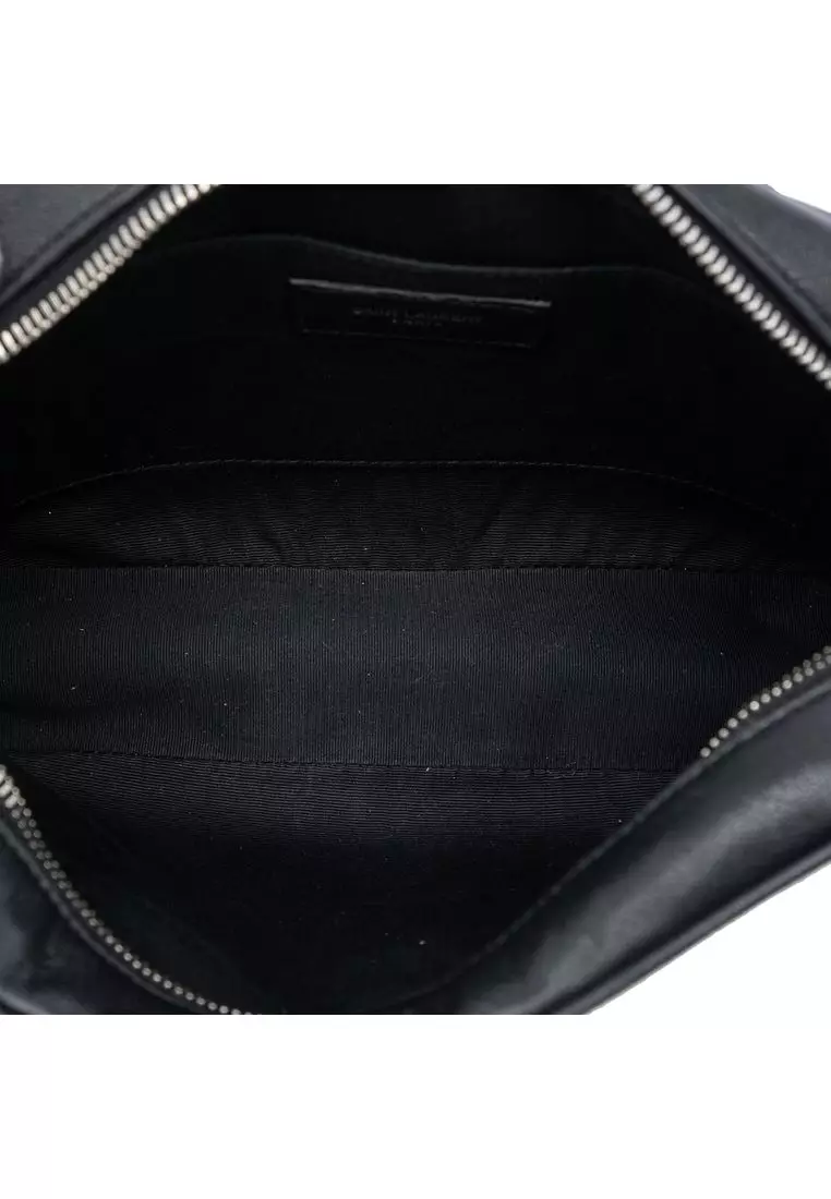Pre-Loved Saint Laurent Canvas Monogram Lou Camera Bag