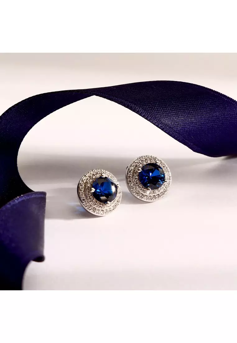 MORELLATO TESORI ETERNI Blue and Silver Earrings SAIW274