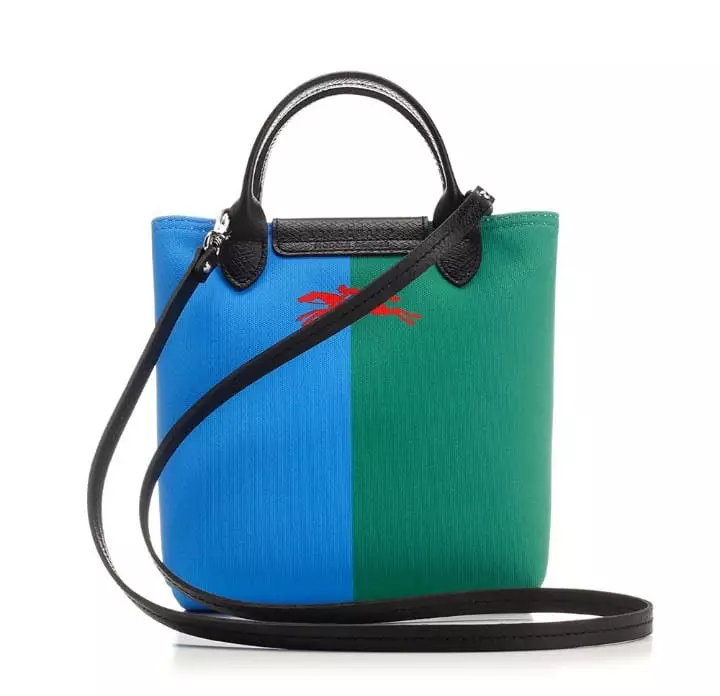 Longchamp X Robert Indiana Crossbody Bag ( Love Biru Merah )