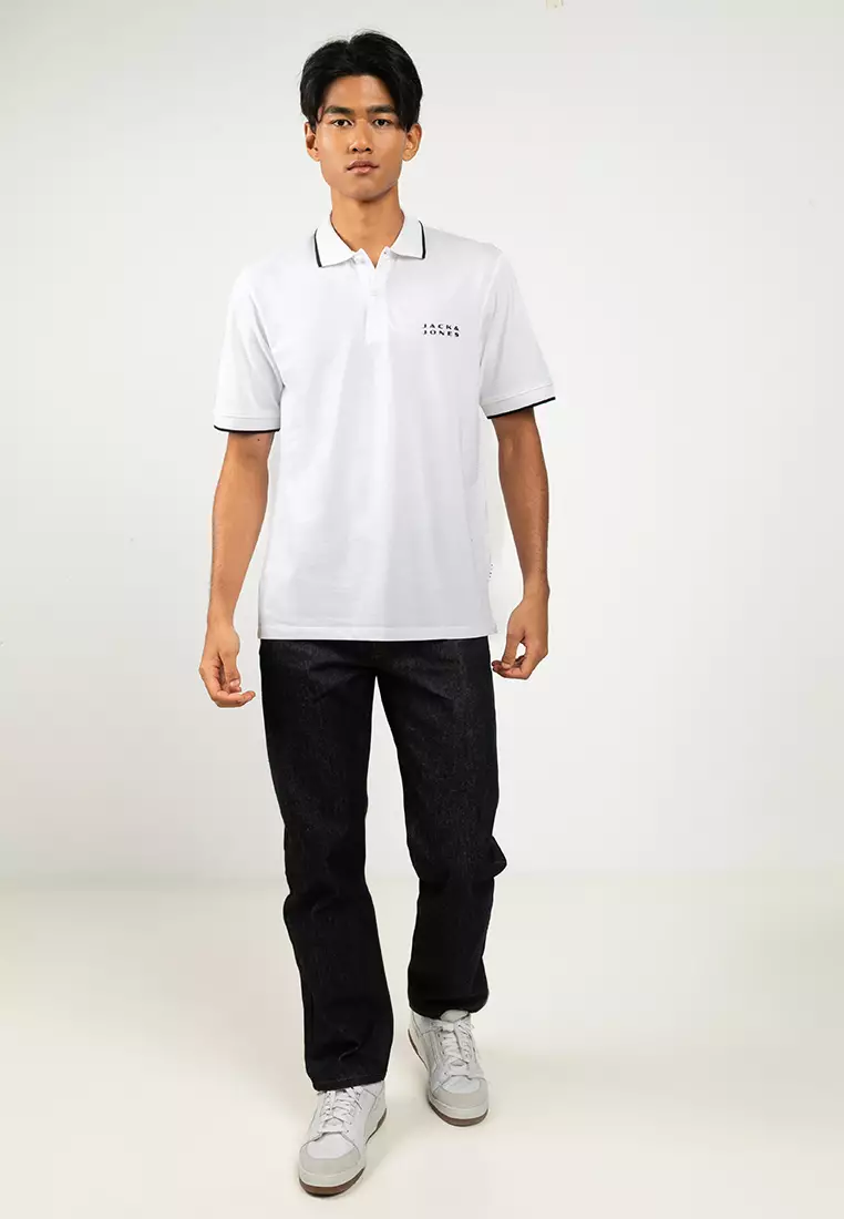 Print Short Sleeves Polo Shirt