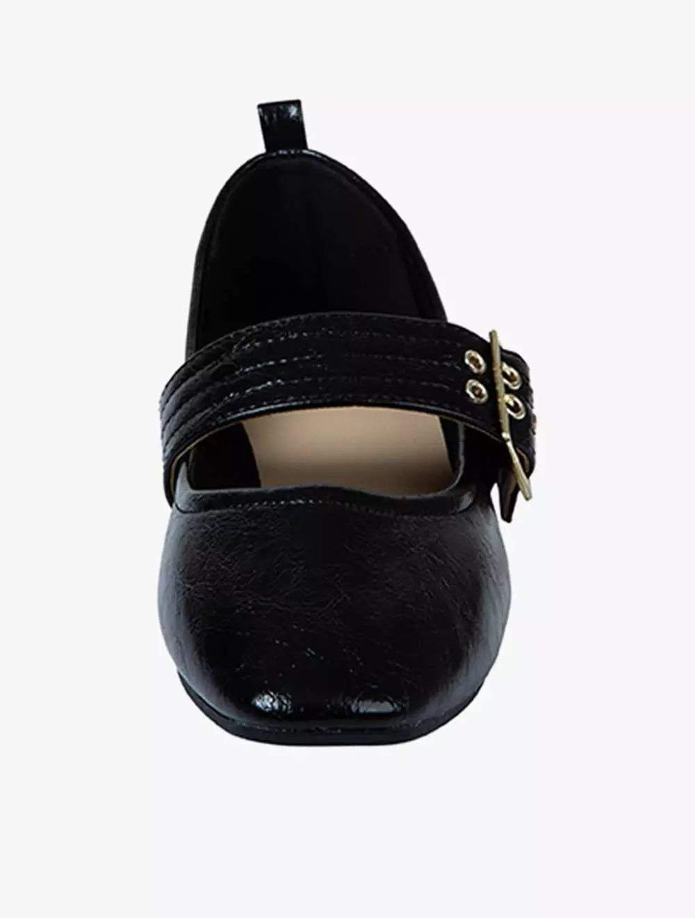 Payless Brash Royalty Womens Glimmer Mary Jane Flats - Black_15