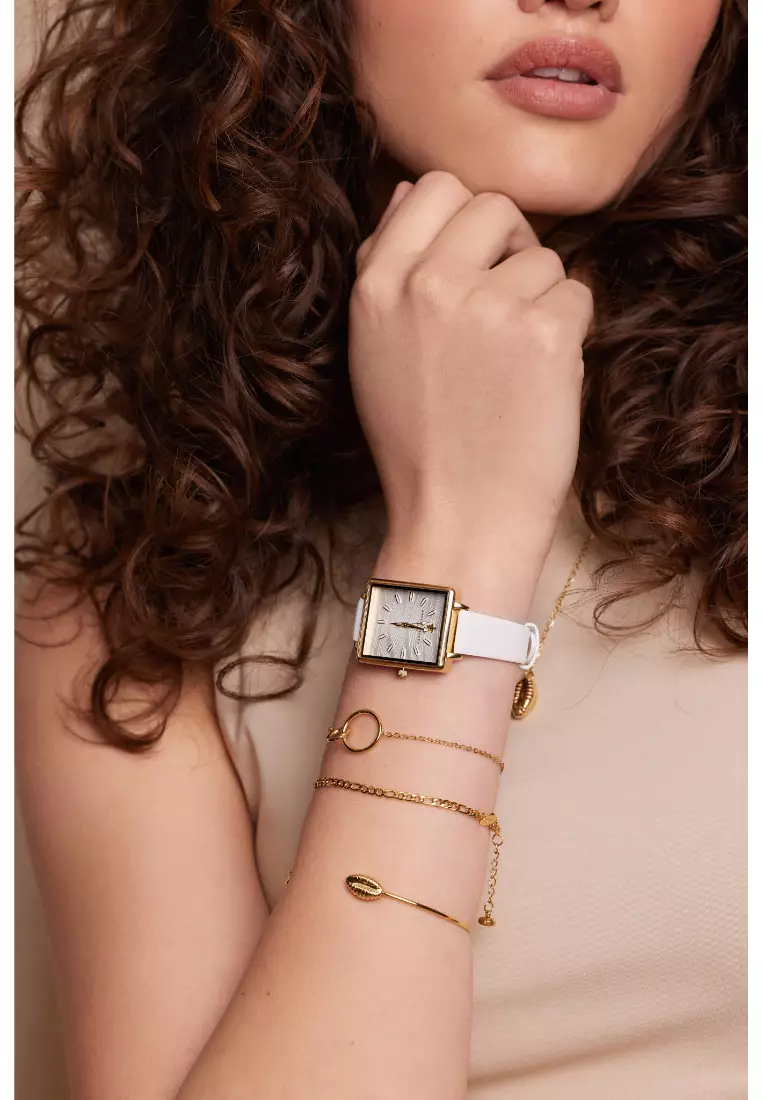 Elegant Amelia Parker Women's Watch & Jewelry Set