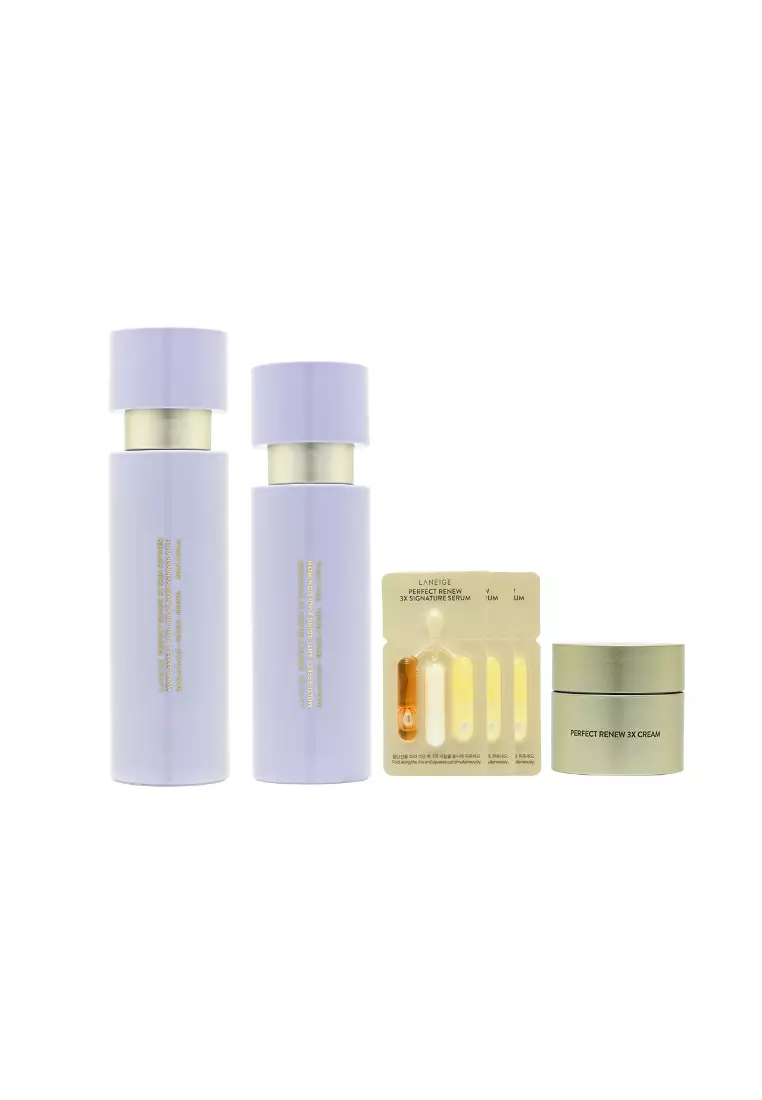 Buy Laneige LANEIGE Perfect Renew 3X 2-Step Set (6pcs) 2026 Online