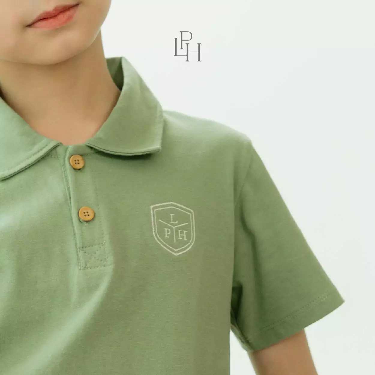 Little Palmerhaus - Theo Boy Top (Kaos Polo Anak Laki-laki) Medieval Blue