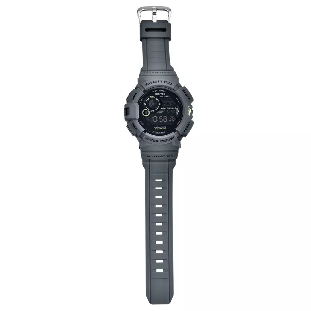 DIGITEC Jam Tangan Digital Pria DG-5028T Water Resist - GY4B Grey
