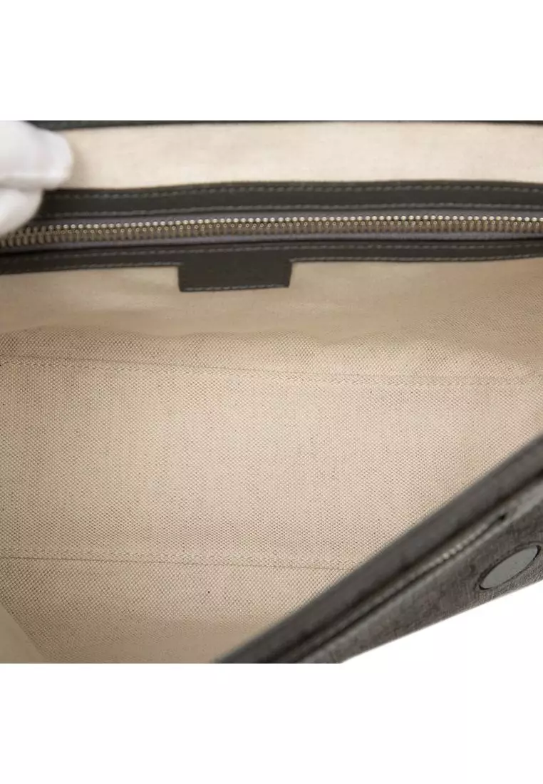Pre-Loved Gucci Medium Gg Supreme Ophidia Messenger Bag