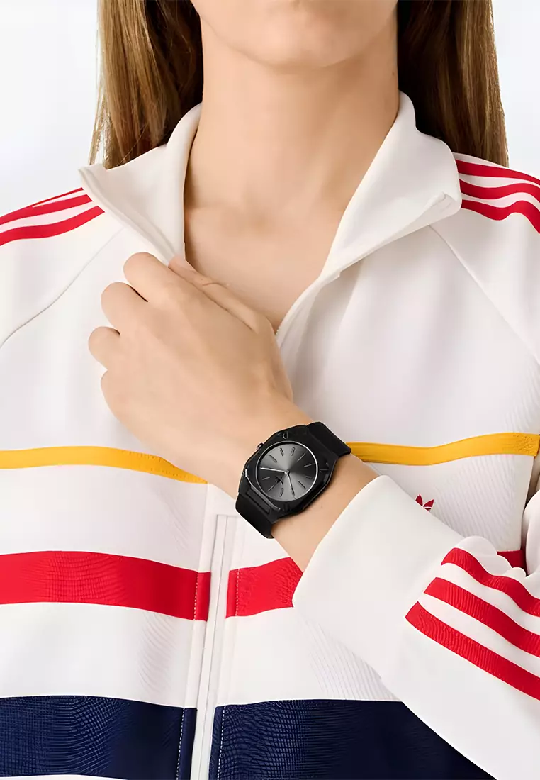 Adidas Gents Watch City Tech Thin - Jam Tangan Analog Unisex - Stainless Steel Case - AOFH24503