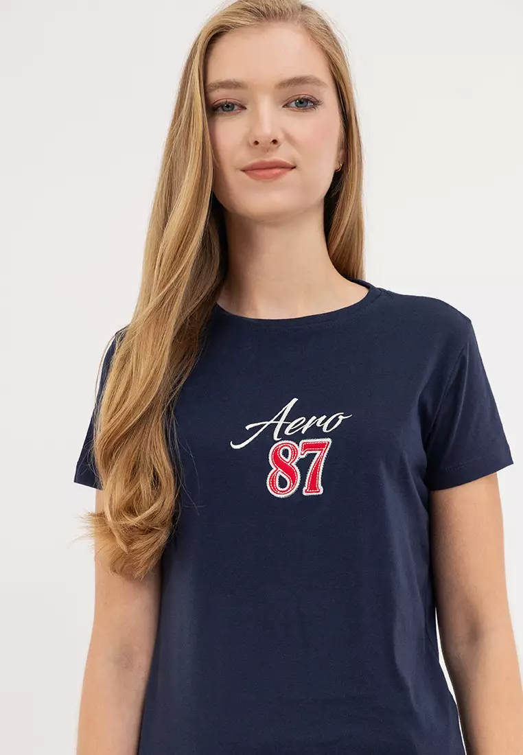 Ladies Logo 87 Tee Navy Blue