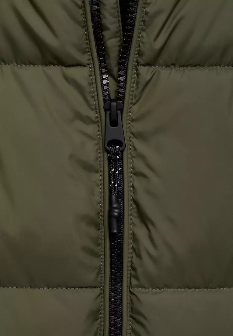 Long Coat With Padded Lining