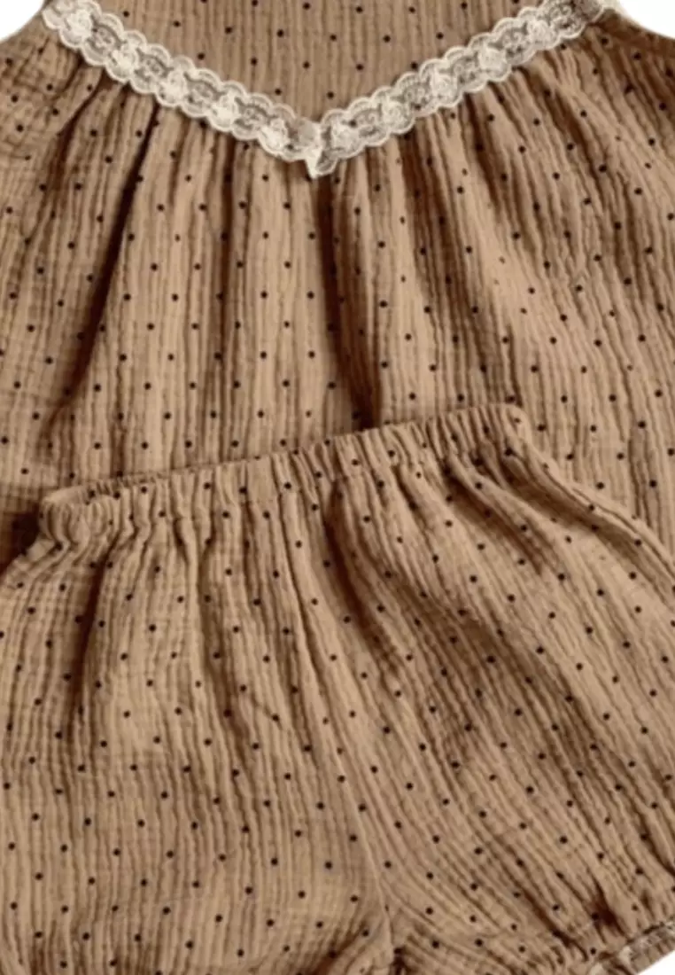 Xie Outfit Set Brown