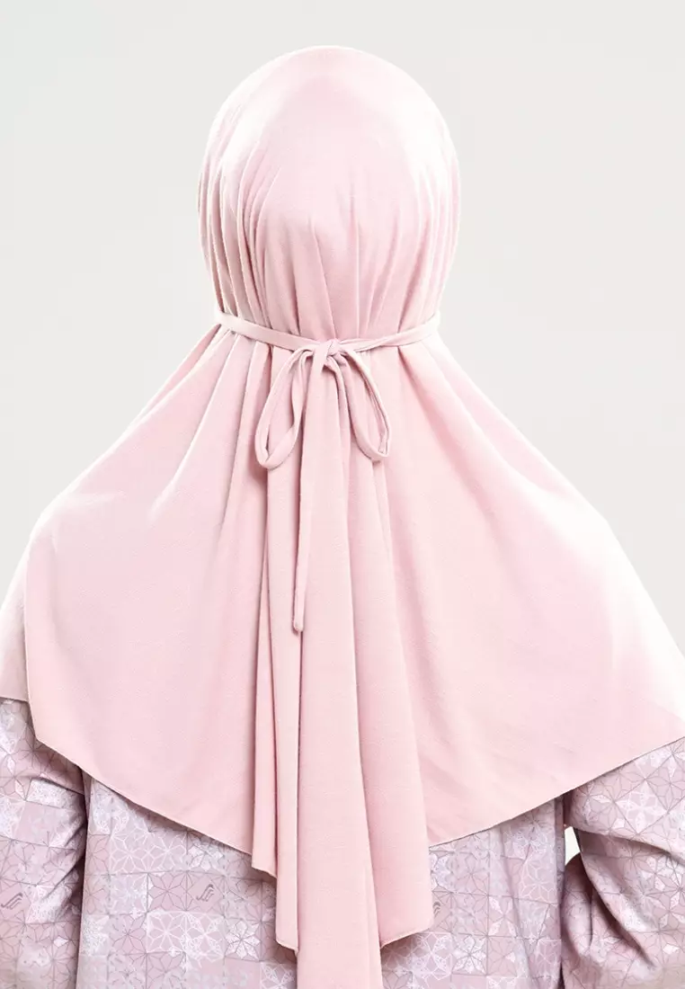 Rabbani - Kerudung Instan Mirage Exclusive Dusty Pink XXL