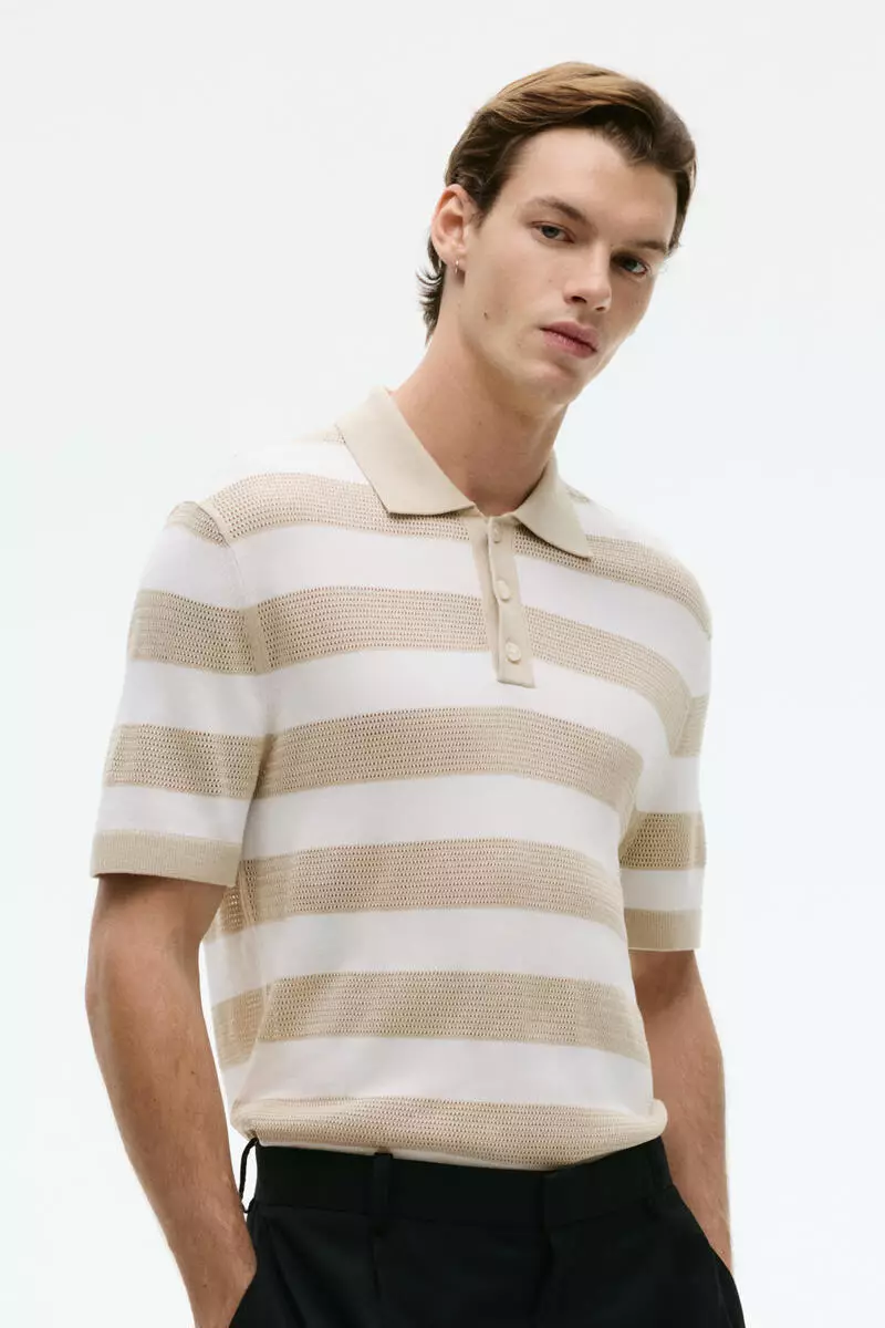Regular Fit Fine-knit polo shirt