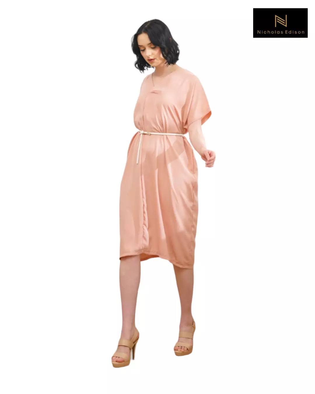 Nicholas Edison Heel Alika Beige