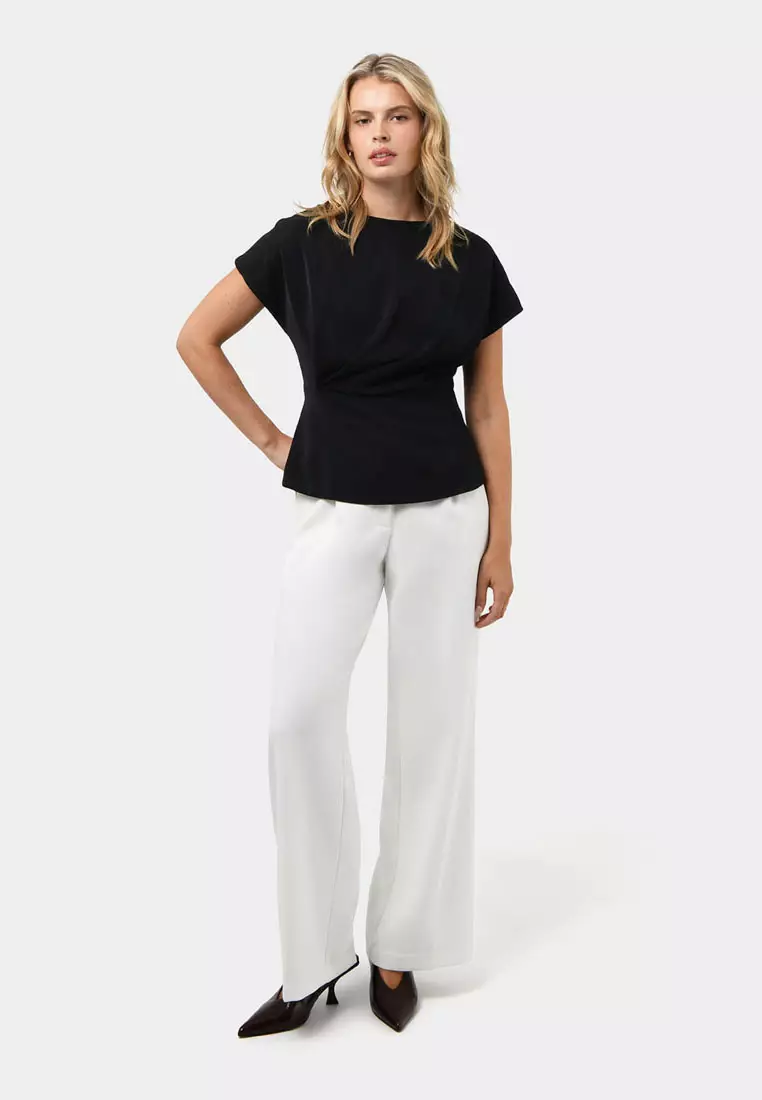 Bonnie Gathered Peplum Top