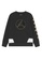 Jordan black Jordan Boy's Black & Gold Fleece Sweatshirt - Black CE921KA3004215GS_1