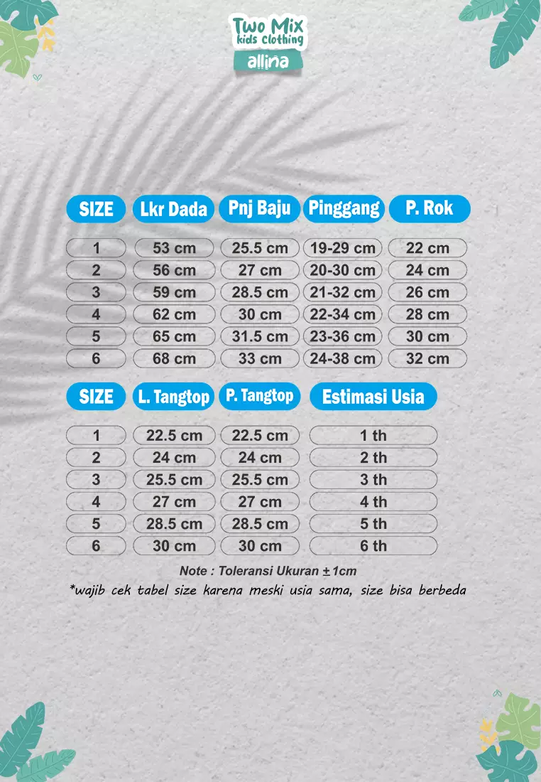 Two Mix - Setelan Rok Anak Perempuan- Allina Set Rompi Anak Cewek 1-6 Tahun 4370b Tosca