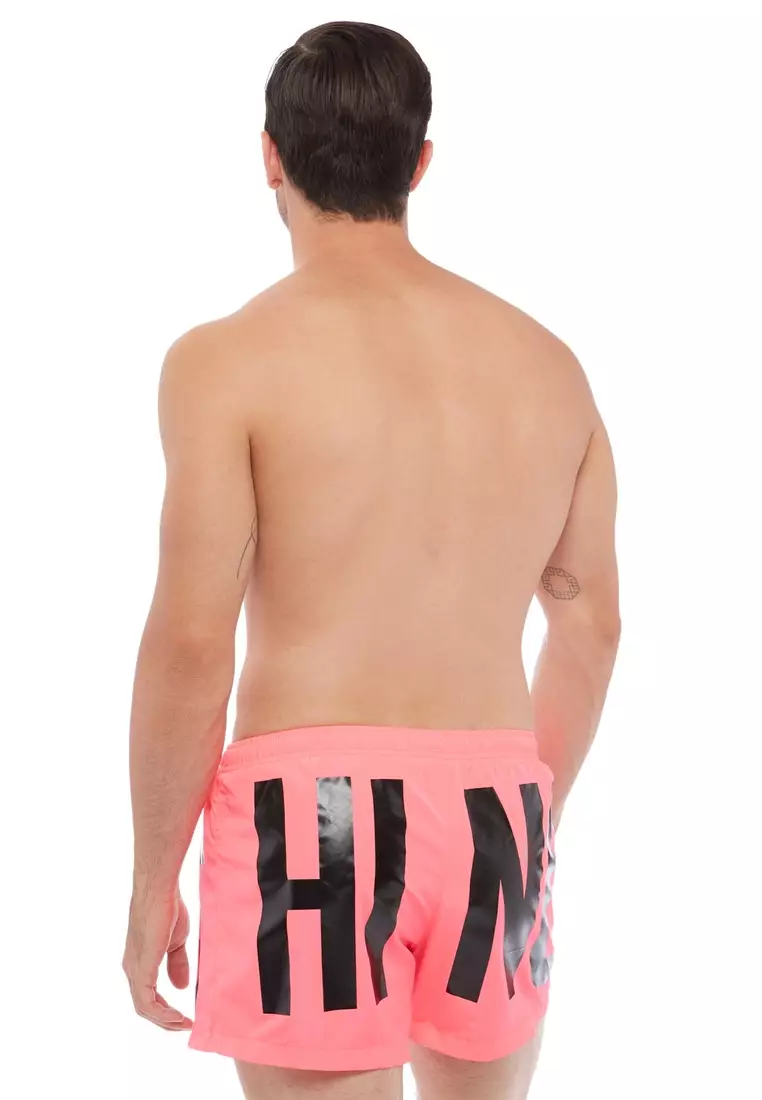 Buy MOSCHINO MOSCHINO Man's Swimming Shorts Pink in Fuchsia 2024
