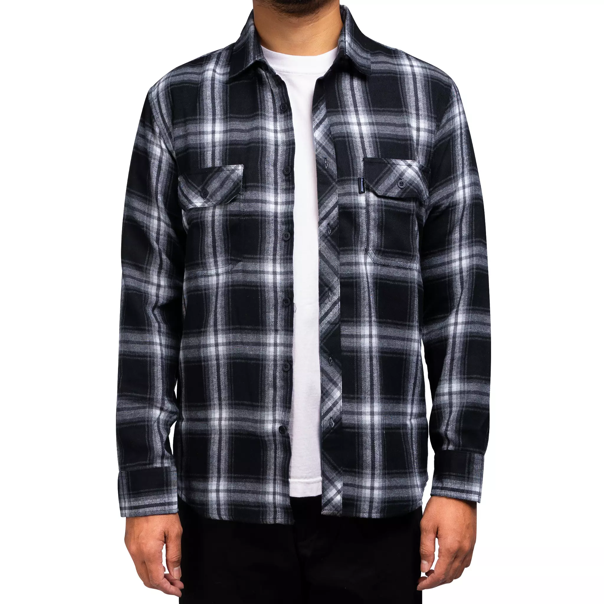 Gloaming Kemeja Flanel Veterano Unisex Panjang Delecta