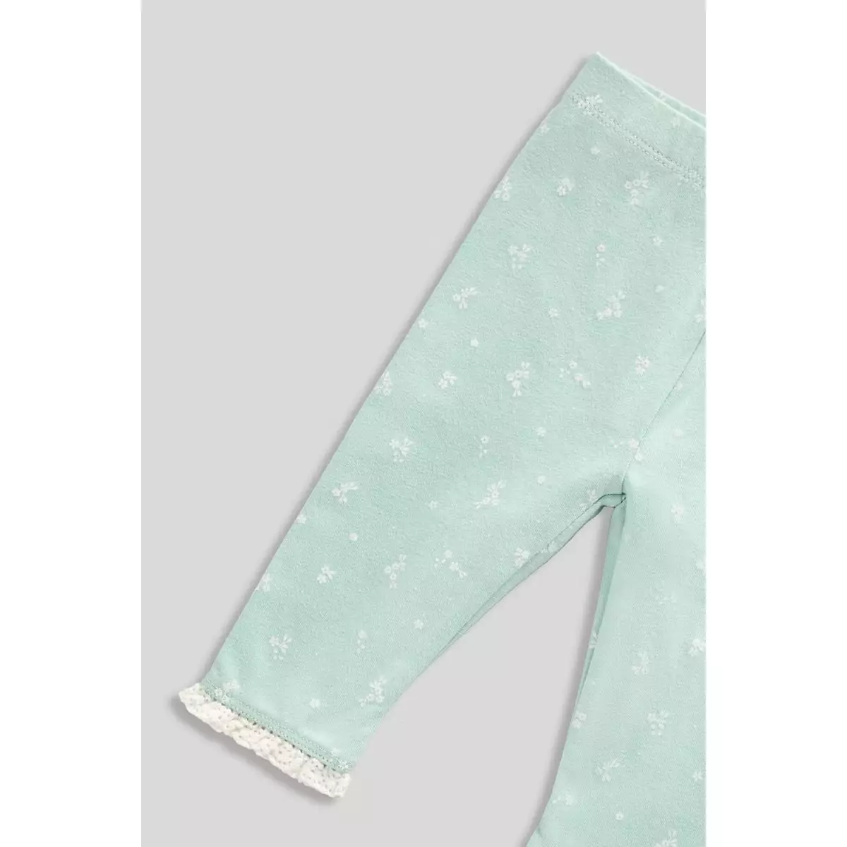 Mothercare Broderie Top and Leggings Set - Set Baju Bayi Perempuan (Krem)