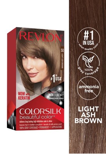 REVLON Colorsilk Beautiful Color Permanent Hair Color (Light Ash Brown) |  ZALORA Philippines