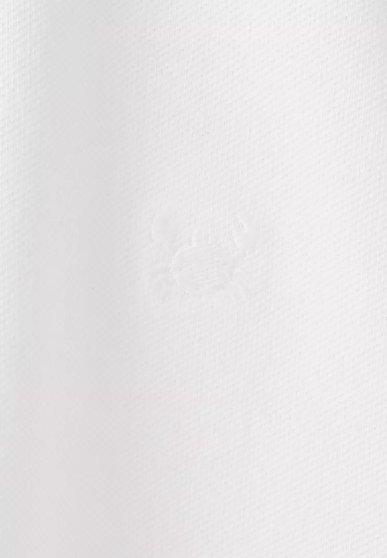 Cotton Polo Shirt With Embroidered Detail