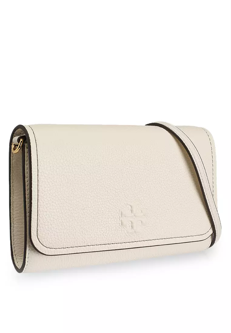 Tory burch thea flat wallet crossbody sale