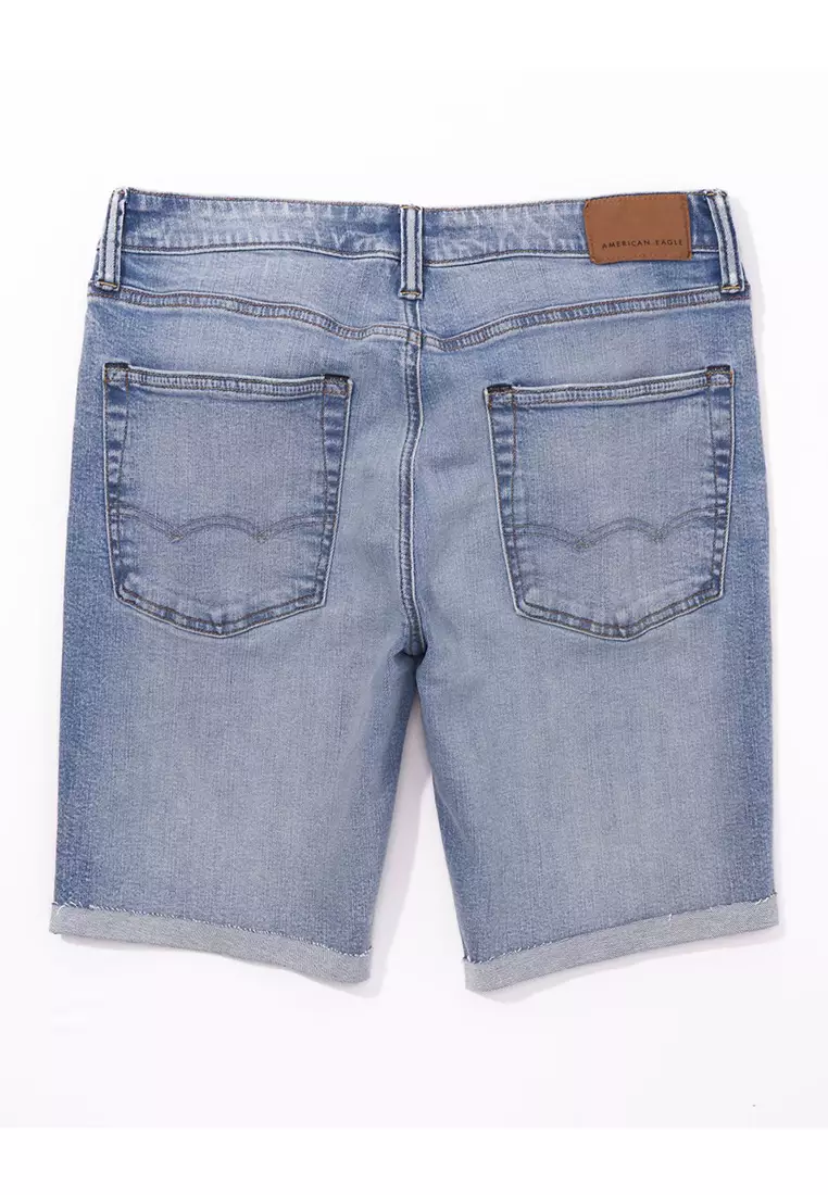 Buy American Eagle Airflex+ 9 Denim Shorts 2024 Online