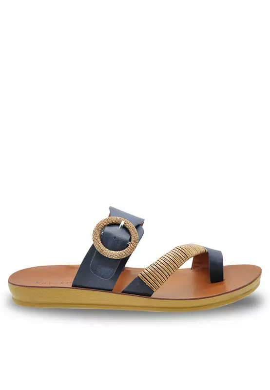 Discount on Noveni  shoes - SKU: Faux Leather Strap Casual Sandals