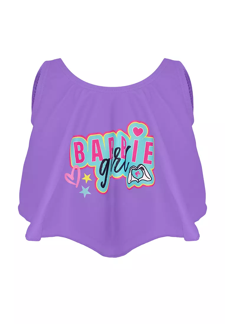 Barbie Bikini Top Boyleg Bottom Set Swimwear For Kids Girls