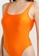TOPSHOP orange Shiny Square Neck Swimsuit D3177US9C3BAB8GS_3