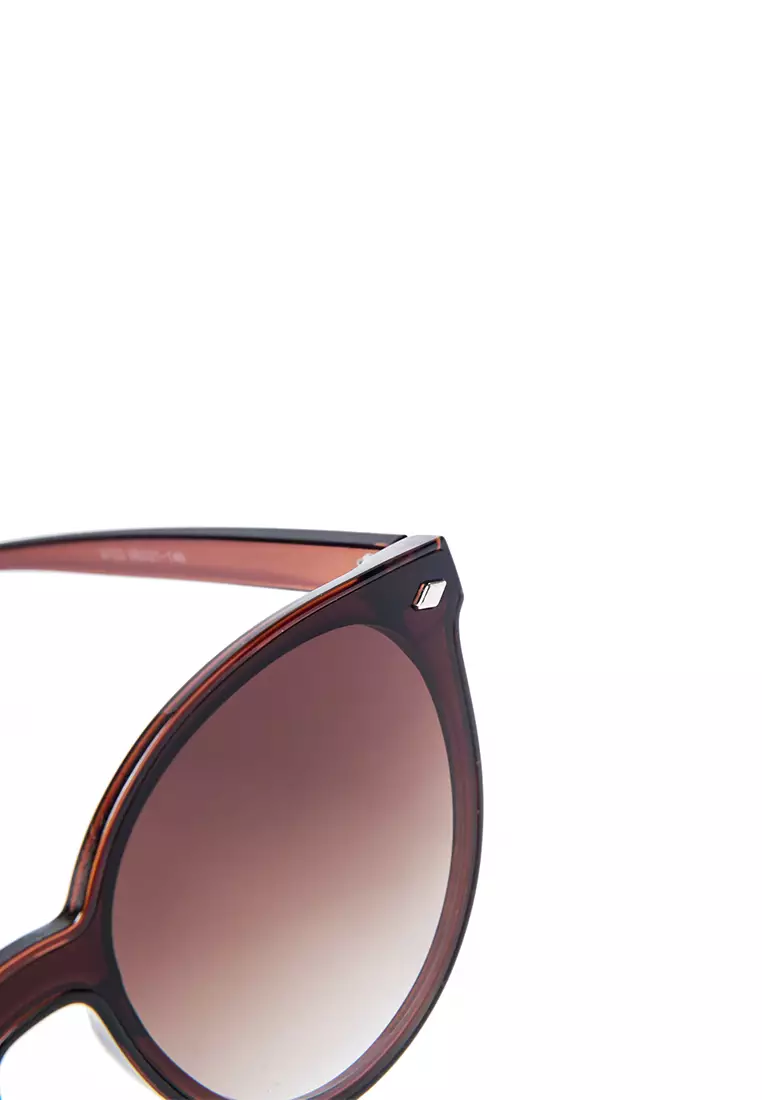 GYKACO Kacamata Hitam Wanita (Premium) - ARIKA Brown - Fashion Sunglasses