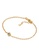 Elli Jewelry gold Bracelet Solitaire Filigree Salt Pepper Diamond Adjustable Gold Plated 6E9A4AC1CD20BEGS_2