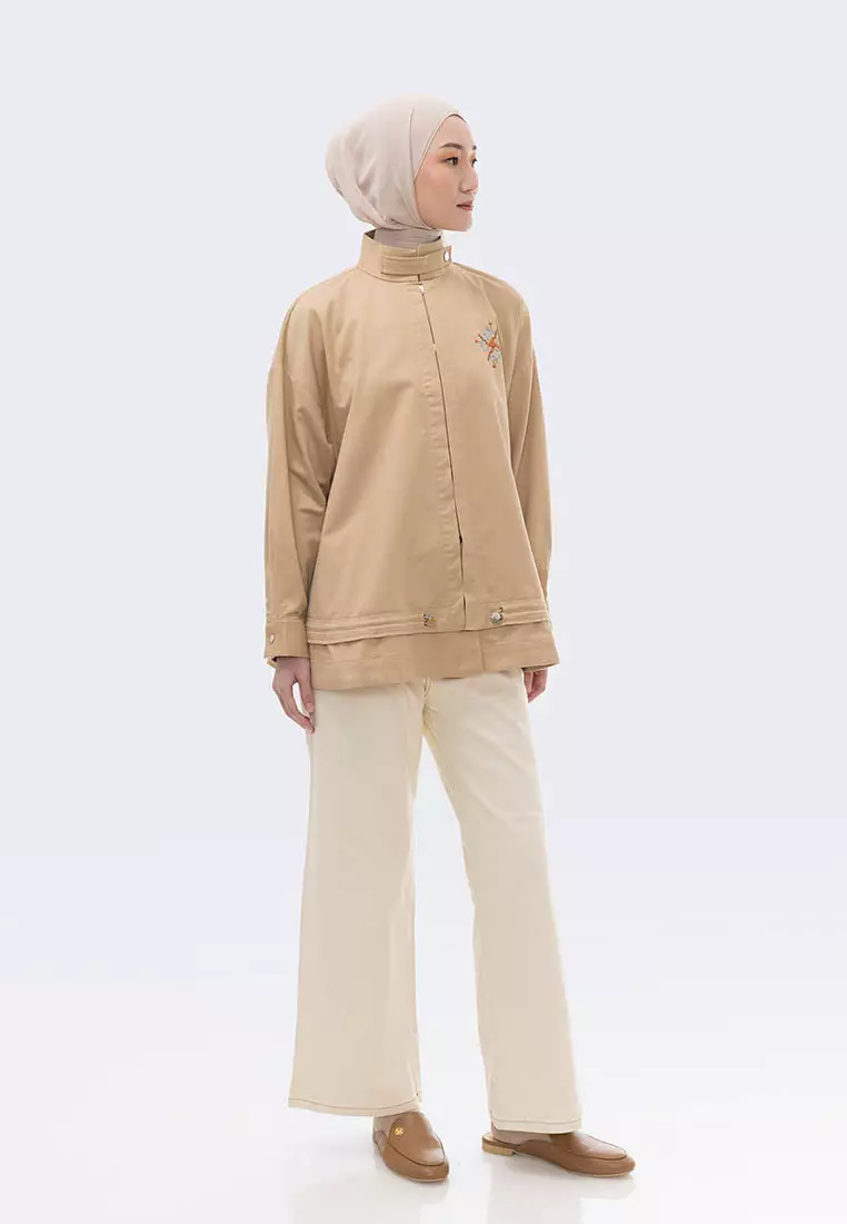 Ria Miranda Pale Yellow Alira Jacket