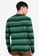 United Colors of Benetton green Round Neck Stripe Knit Sweater 6857AAA580419AGS_2