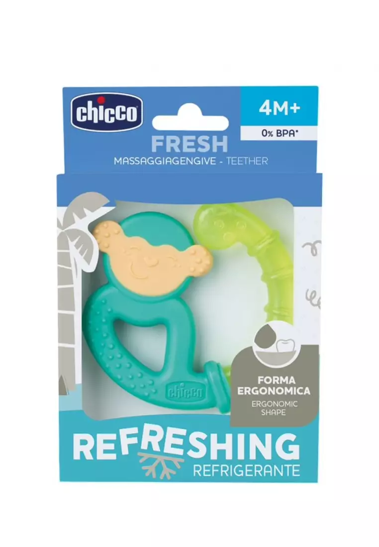 Newborn Refreshing Cooling Baby Teether for 4mos+ - Monkey