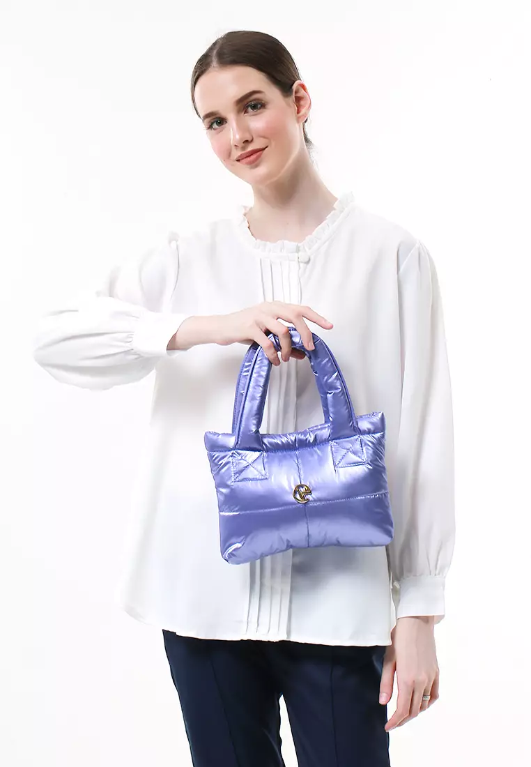 Angelina Pillow Puffy Bag Smooth Texture And High Quality - Butterfly Blush