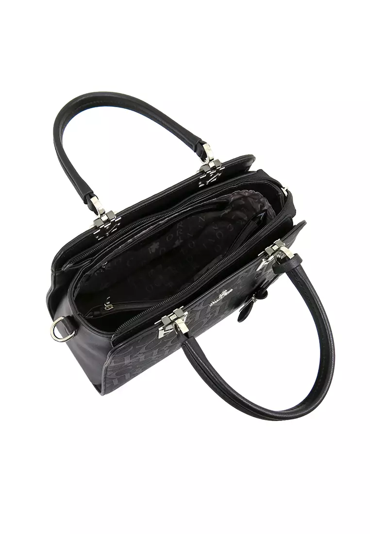 Black My Cool Bag Monogrammed Cross Body