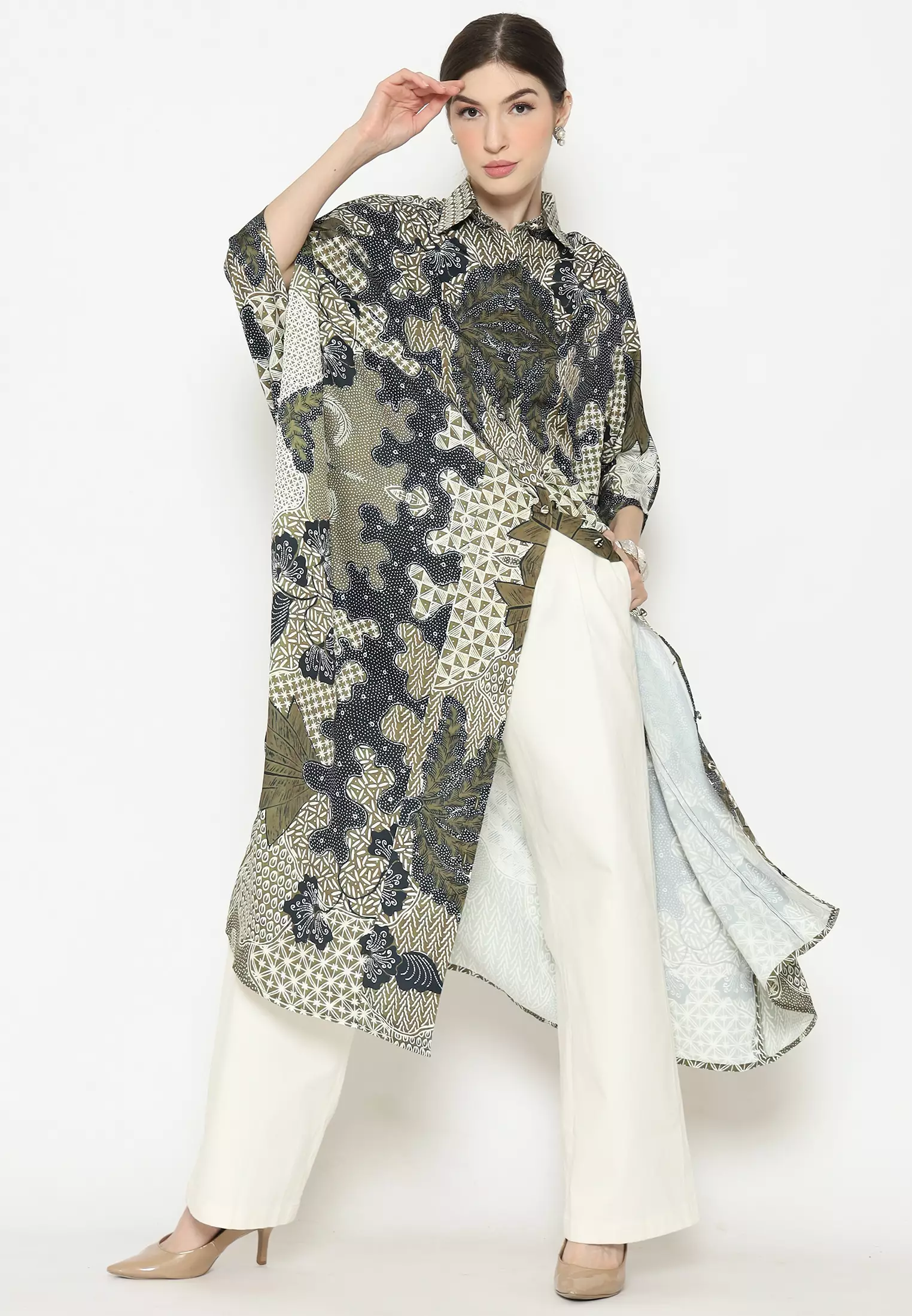 Kanzi Collared Kaftan