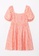 LC WAIKIKI pink Balloon Sleeve Women's Dress CE38EAAC44D773GS_6