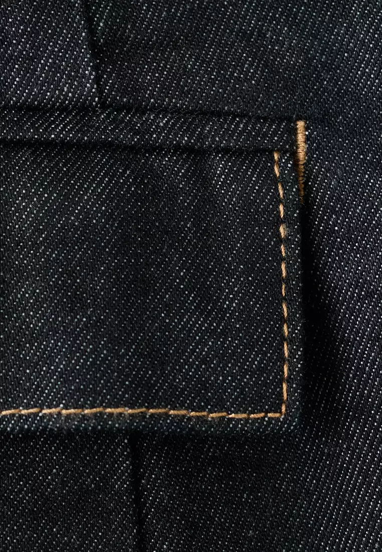 Strapless Denim Top