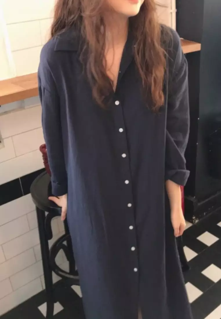 New Korean casual women's loose dress CA25091908BK