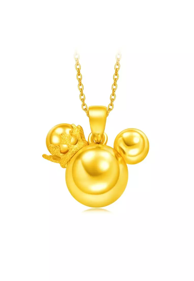 Buy CHOW TAI FOOK Jewellery Disney Classics Collection 999 Pure Gold Pendant - Minnie R12447 ...