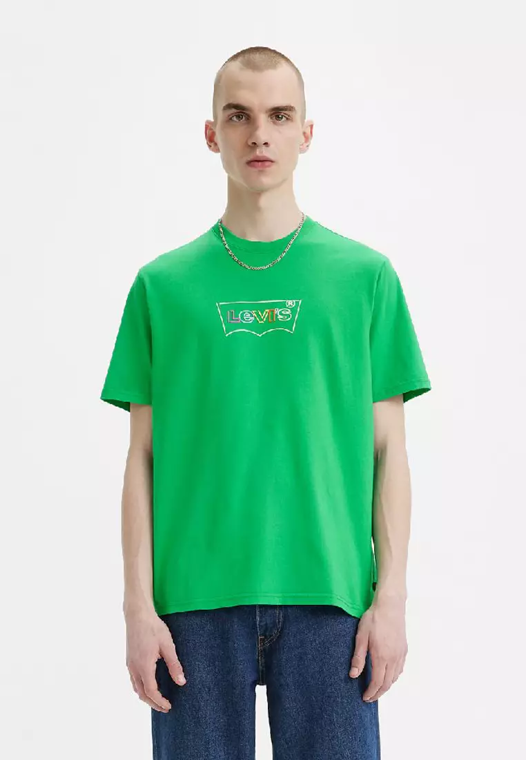 Green sale levis shirt