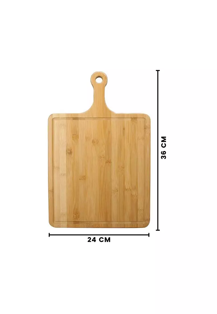 Buy Edge Houseware Elegant Wooden Chopping Board with Paddle Handle 2024  Online