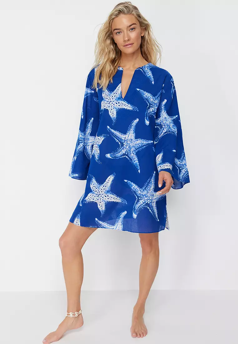 Printed Beach Cover Dress