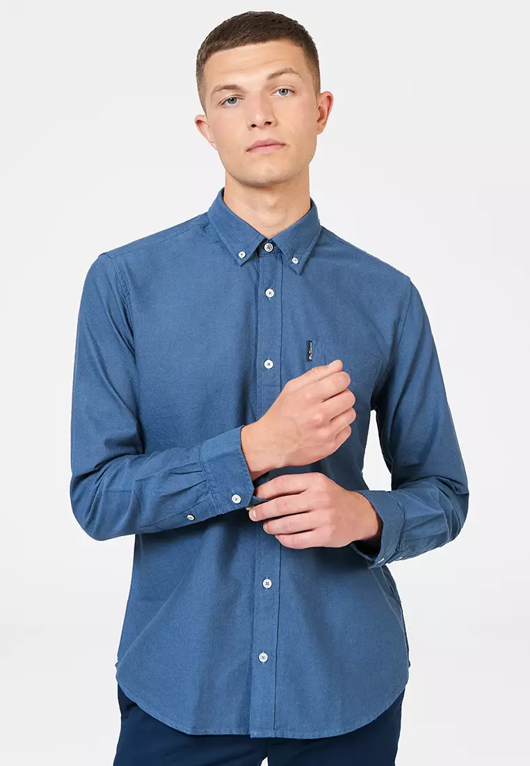 Buy Ben Sherman Signature Gots Organic Oxford Shirt Online | ZALORA ...